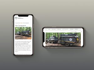 Outbound Clan Website on iPhone X